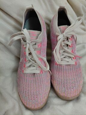 Nike Women’s Air Vapormax Flyknit Pink Athletic Sneakers